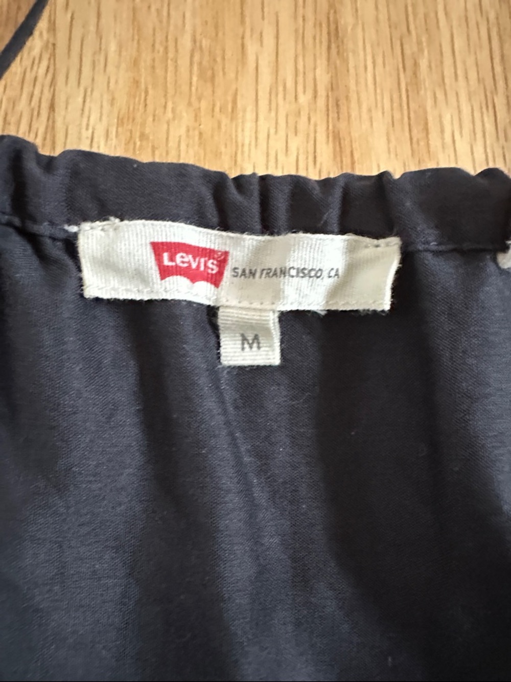 Levi’s Cora eyelet black babydoll dress medium - Picture 9 of 13